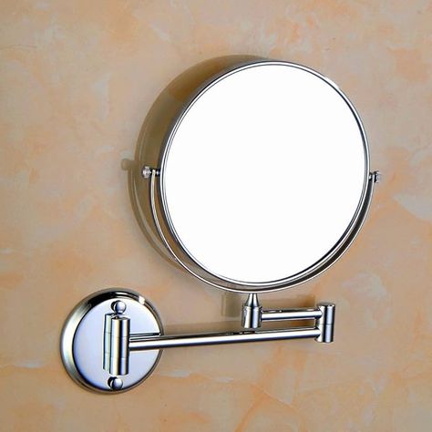 Bathroom Shaving Mirror Wall Mounted Hotel Makeup Mirror Two-Sided Mirror Cosmetic Mirror Folding Magnifying Glass 360 Degree Rotatable,6inch : Amazon.co.uk: Home & Kitchen Shaving Mirror, Cosmetic Mirror, Magnifying Glass, Side Mirror, Makeup Mirror, 360 Degree, Mirror Wall, Shaving, Wall Mount