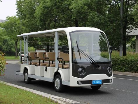 Electric Sightseeing Bus Electric Bus Design, Hunting Cart, Electric Bus, Buses For Sale, Shuttle Bus, Automobile Engineering, Electric Golf Cart, Sightseeing Bus, Amusement Parks