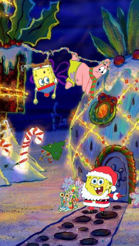 #fyp #spongebob #christmas #christmasaesthetic #patrick #squidward #wallpaper #wallpapers #wallpaperaesthetic Squidward Wallpaper, Christmas Spongebob, Funny Christmas Wallpaper, Spongebob Christmas, Christmas Wallpaper Iphone Cute, Adventure Time Wallpaper, Christmas Dreaming, Merry Christmas Funny, Christmas Collage