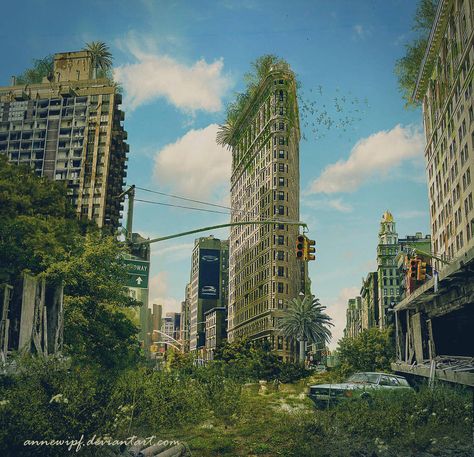 Apocalypse Landscape, Post Apocalyptic City, Apocalypse Aesthetic, Apocalypse World, Post Apocalyptic Art, Apocalypse Art, Magazine Shop, Fantasy Posters, Post Apocalypse