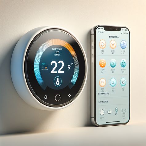 Smart Thermostat: Modern Climate Control for Your Home. | This article, "The Benefits of Smart Thermostats," will explain to you the advantages of smart thermostats. | Learn about the convenience of personalized climate settings and the energy efficiency benefits of owning a smart thermostat. | Access the complete article now. | #HomeComfort Ecobee Thermostat, Smart Room, Home Systems, Smart Thermostat, Privacy And Security, Smart Lights, Smart Thermostats, Energy Efficient Homes, Future Trends