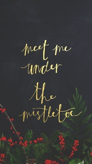 I want to know if people really do kiss under the mistletoe ❤️ Christmas Tumblr, Wallpaper Makeup, Meet Me Under The Mistletoe, Board Covers, Christmas Blessings, Country Lifestyle, Under The Mistletoe, Holiday Wallpaper, Noel Christmas