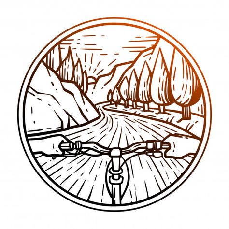 Descubra milhares de vetores Premium disponíveis nos formatos AI e EPS Drawing Pencil Art, Riding A Bicycle, Bike Stickers, Drawing Pencil, Vintage Logo, Pencil Drawing, Pencil Art, Mountain Bike, Mountain Biking