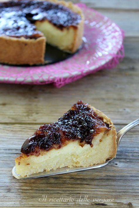 Dolce con ricotta e marmellata Mini Cheesecake, Ricotta, Cheesecake, Blogger, Cake