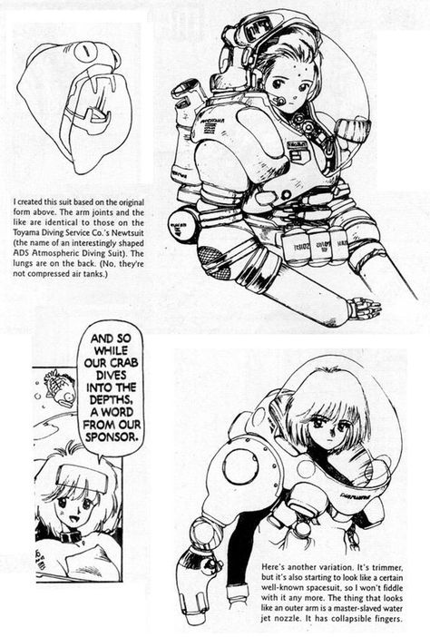 Appleseed Manga, Mecha Manga, Submarine Drawing, Mecha Armor, Shirow Masamune, Powered Armor, Arte Zombie, Masamune Shirow, Mecha Robot