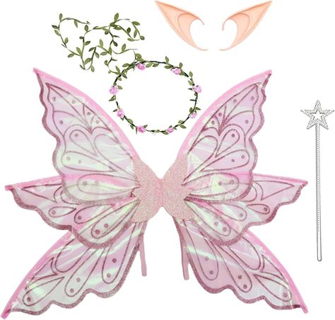 Butterfly Halloween Costume Women, Butterfly Halloween Costume, Fairy Halloween Costumes, Baby Girl Accessories, Dressup Party, Butterfly Fairy, Fairy Wings, Trick Or Treat Bags, Fairy Costume