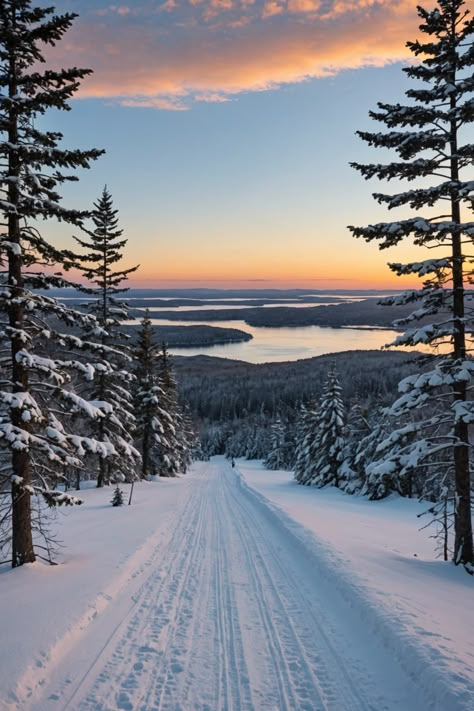 Embrace the Chill: Maine’s Top Destinations for Winter Sports Christmas In Maine Aesthetic, Winter In New Hampshire, Maine In The Winter, Maine Aesthetic Winter, Ski Town Aesthetic, Winter Sport Aesthetic, Skiing Aesthetic Wallpaper, Ice Skating Outside, Maine Snow