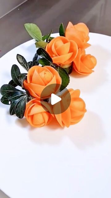 Carrot Flowers, Made Flowers, Fruit Displays, Vegetable Carving, Flower Making, Charcuterie Board, Food Art, Carrots, Carving