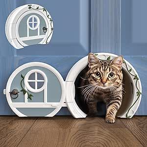 Gnome Door Cat Door for Interior Doors - Stylish & Functional with No Flap, Lockable, and Easy Installation, Spacious Large Kitty Door for Cats Up to 20 lbs, Private and Comfortable Pet Door Cat Door Wall, Interior Cat Door, Ikea Shop, Kitty Door, Gnome Door, Gnome Sweet Gnome, Pet Door, House Door, Cozy Cat