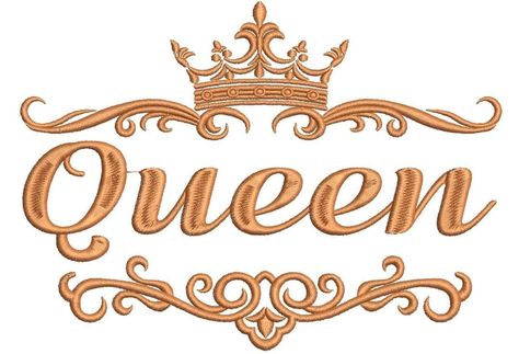 Queen with crown Machine Embroidery design, this is not a real product, These are digital files https://etsy.me/48u5Hhj #crossstitch #queenembroidery #royalfamilydesign #queendesign #queenwithcrown #royalembroider #canbethequeen #queenclipart #queenpesartjef Queen With Crown, Queen Embroidery, Queen Clipart, King Design, Embroidery Letters, Boys Room Decor, Tiaras And Crowns, Machine Embroidery Design, Embroidery Files