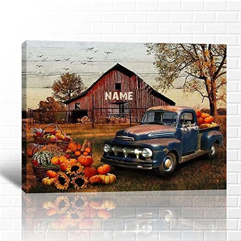 Pumpkin Canvas Painting, Animal Wall Painting, Landscape Wall Painting, Farmhouse Artwork, Pumpkin Canvas, Abstract Wall Painting, Name Canvas, Truck Art, Poster Artwork