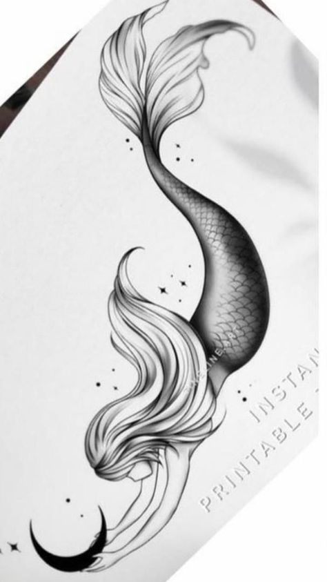 Small Mermaid Tattoo Designs, Mermaid Tattoos For Women, Mermaid Arm Tattoo, Mermaid Tattoo Ideas For Women, Mermaid Tail Art, Mermaid Tail Drawing, Mermaid Tail Tattoo, Infinity Symbol Art, Small Mermaid Tattoo