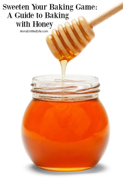 Honeycomb stick dripping honey into a full, clear jar below. Baking Conversions, Acacia Honey, Baking Games, Baking With Honey, Processed Sugar, Dinner Entrees, Honey Recipes, Old Fashioned Recipes, Recipe Boards