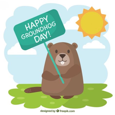 Groundhog Craft, February Wallpapers, American Flag Clip Art, Groundhog Day Activities, February Wallpaper, Aggressive Animals, Ground Hog, Happy Groundhog Day, Gomez And Morticia