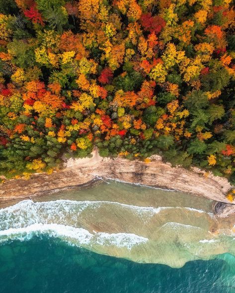 Michigan’s U.P. Is USA Today’s Best Fall Foliage Destination 2024 Michigan In The Fall, Michigan Autumn, Great Lakes Shipwrecks, Hiawatha National Forest, North Country Trail, Tahquamenon Falls, Isle Royale National Park, Park Pictures, Lake Beach