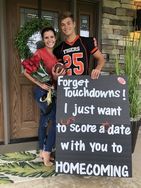 Volleyball And Football Hoco Proposals, Hoco Poster Ideas Homecoming Proposal Football, Flag Football Hoco Proposal, Football Formal Proposal, Prom Posals Ideas Football, Hoco Signs For Football Players, Football Player Hoco Proposal, Cute Hoco Proposals Football, Football Promposal Ideas