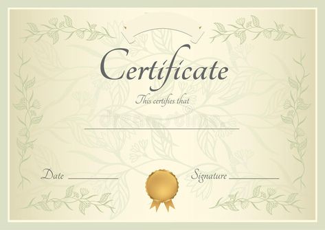 Completion Certificate, Certificate Of Completion Template, Certificate Of Achievement Template, Template Background, Stock Certificates, Certificate Of Appreciation, Certificate Of Achievement, Background Template, Certificate Of Completion