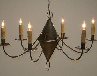 Chandeliers – Carriage House Lighting & Tinware Early American Lighting, Colonial Chandelier, Colonial Lighting, Primitive Lighting, 5 Light Chandelier, Farm Style, Metal Tins, Beautiful Lamp, Light Chandelier