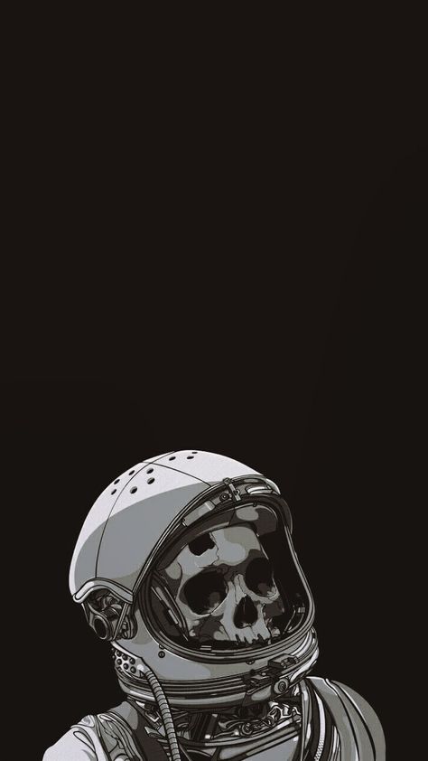 Skull Pfp Dark, Black Skull Aesthetic, Black Skull Wallpaper Aesthetic, Skull Pfp Aesthetic, Skull Icon Aesthetic, Astronaut Aesthetic Wallpaper, Skull Astethic, Skull Wallpaper Aesthetic, Skeleton In Space