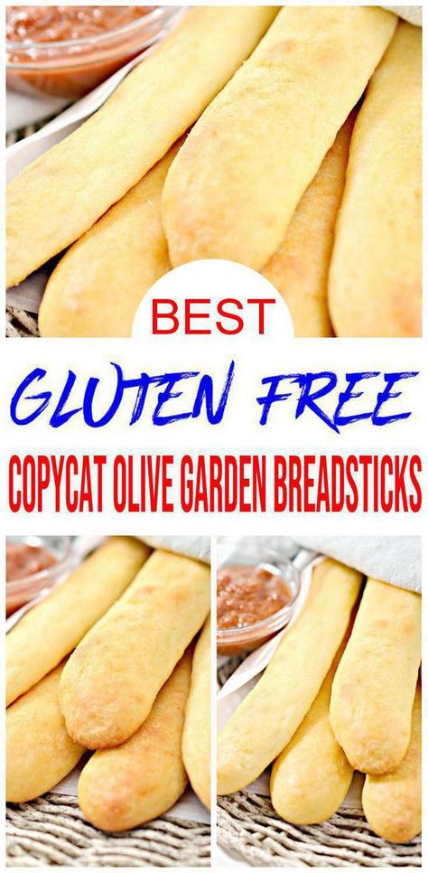 copycat Olive Garden breadsticks with dipping sauce on side Copycat Olive Garden Breadsticks Gluten Free, Gf Copycat Recipes, Gluten Free Cheesy Bread Sticks, Gluten Free Garlic Breadsticks, Gluten Free Snacks Homemade, Gluten Free Cheese Bread Sticks, Gluten Free Breadsticks Easy, Gluten Free Bread Sticks Easy, Gluten Free Dinner Recipes For Two