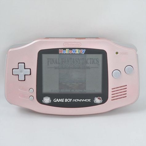 Hello Kitty Gameboy, Gameboy Aesthetic, Tech Inspiration, Gameboy Advance, Game Boy Advance, Aesthetic Girl, Nintendo, Hello Kitty, Kitty