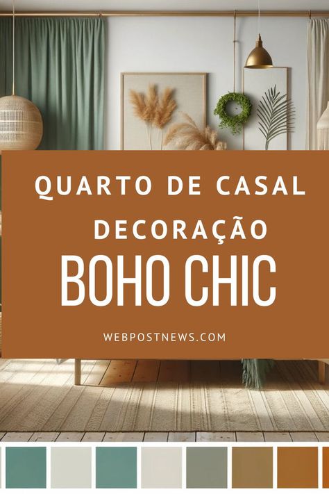 Venha se inspirar nesse artigo recheado de dicas e ideias para você criar seu de casal lindo e acomchegante no estilho Boho Chic! #bohochic #quartodecasal #decoraçãoBoho Estilo Boho Chic, Estilo Boho, Boho Chic