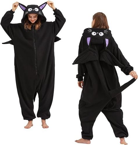 https://www.amazon.com/WAWRTOU-Halloween-Costume-Christmas-Sleepwear/dp/B0C46C9RPZ/ref=mp_s_a_1_7?keywords=cat+onesie&qid=1700334646&sr=8-7 Mothman Costume, Onesie Halloween Costume, Christmas Sleepwear, Cute Cat Costumes, Cat Onesie, Pajama Costume, Pajamas Christmas, Sleepwear For Women, Halloween Onesie