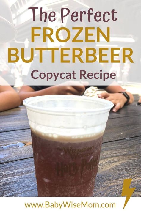 Frozen Butterbeer Recipe, Butter Beer Recipe Harry Potter, Frozen Butterbeer, Butterbeer Recipe, Butter Beer, Harry Potter Food, Theme Harry Potter, Marshmallow Creme, Pineapple Smoothie