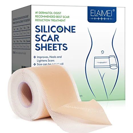 Limited-time deal: Silicone Scar Sheets (1.6”x 130”, 3.3M), Professional Silicone Scar Tape, Silicone Scar Strips, Reusable Scar Removal Sheets for Surgical Scars, C-Section, Surgery, Burn, Keloid, Acne Mederma Advanced Scar Gel, C Section Scars, Scar Reduction, Lighten Scars, How To Reduce Pimples, Silicone Tape, Scar Cream, Stretch Mark Removal, Pimple Marks