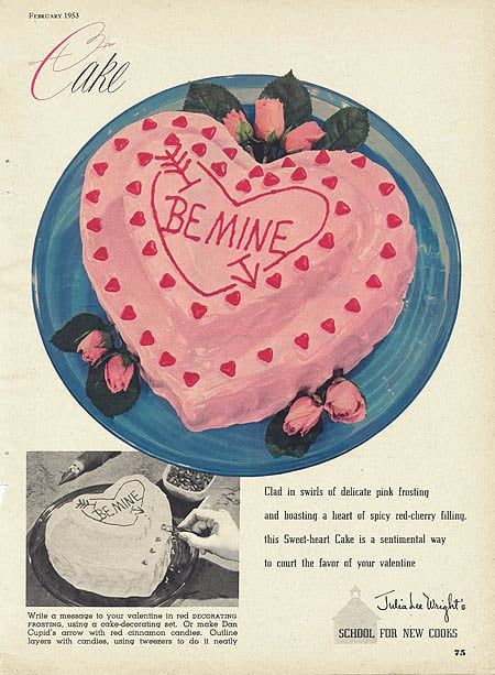 60s Cake, Decorate My Room, Valentine Desserts, Red Decor, My Funny Valentine, Arte Inspo, Romantic Valentine, Art Collage Wall, Vintage Valentines