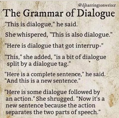 Danielle Harrington, Teaching Dialogue, Tumblr Writing, Writing Scripts, Writing Plot, Writing Fantasy, Writing Dialogue Prompts, Writing Prompts For Writers, Creative Writing Tips