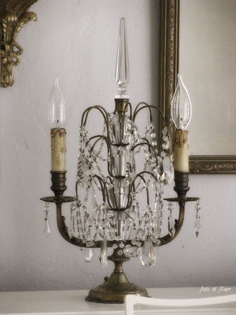 ///... Vintage Opulence, Country Interior Design, Antique Chandelier, Tea Cozy, Beautiful Lighting, French Decor, Chandelier Lamp, Lantern Lights, Cottage Decor