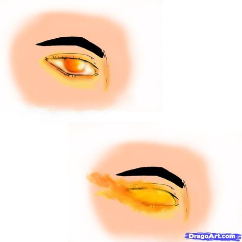 how to draw glowing eyes How To Draw Glowing Eyes, Fire Eyes Drawing, Glowing Eyes Drawing, Glowing Eyes Art, Eyes Tutorial Drawing, Eyes Step By Step Drawing, Drawing Tricks, Dragon Hunter, Eyes Step By Step