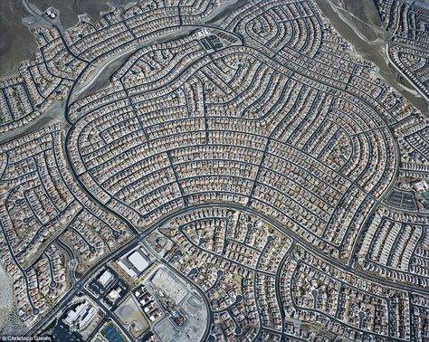 Rapid expansion: Until recently, the above developments in Clark County, Nevada were some of the fastest growing lands in the U.S. Haunted Images, Sun Belt, Urban Sprawl, Aerial View Of City, Shanty Town, New York Aerial View, Industrial District, Clark County, City Layout