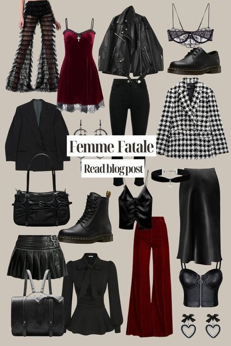 Dark Feminine Outfits, Feminine Outfit Ideas, The Dark Feminine, Feminine Outfits, Romantic Goth, Dark Feminine Aesthetic, Dark Feminine, Feminine Aesthetic, Feminine Outfit