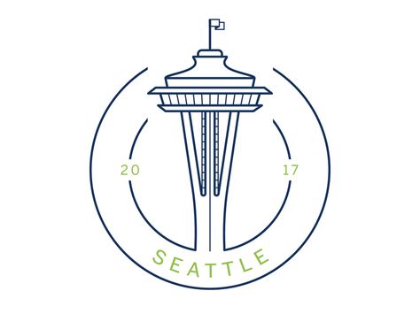 Seattle City Icon seattle space needle city icon illustrator vector icon Seattle Space Needle Tattoo, Seattle Space Needle Drawing, Space Needle Tattoo, Seattle Logo, City Stickers, Branded Merch, Seattle Space Needle, Needle Tattoo, Space Needle Seattle