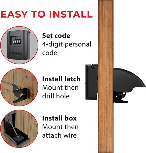 Vinyl Gates, Keyless Locks, Gate Locks, Yard Tools, Gate Latch, Vinyl Fence, Security Locks, Combination Locks, Extreme Weather