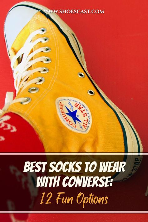 What are the best socks to wear with Converse? I totally understand if you haven’t ever wondered about this, because not many people put much thought into socks, anyway. On the other hand, I also understand if you did, since socks can definitely either make or break an outfit. #shoescast #converse #socks #outfitideas #shoeaccessories #pinterestadvice All Star Converse Outfit, Converse Haute, Converse Socks, Best Socks, Sock Outfits, All Stars Converse, New Converse, Outfits With Converse, Cute Socks