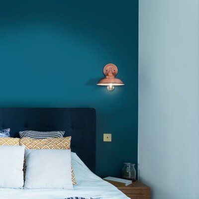 Copper Bedroom, Modern Bedroom Colors, Blue Bedroom Walls, Room Color Combination, Wall Color Combination, Bedroom Color Combination, Bedroom Wall Colors, Bedroom Color Schemes, Bedroom Paint