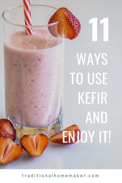 Milk Kefir Recipes, Kefir Drink, Kefir Benefits, Kefir Yogurt, Kefir Recipes, Kefir Grains, High Protein Smoothies, British Desserts, Milk Kefir