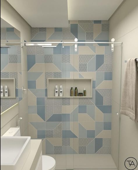 Latest Bathroom Tiles, Glass Showers, Mini Bad, Small Bathroom Makeover, Bathroom Redesign, Bathroom Tile Designs, Toilet Design, Decor Baie, Bathroom Design Luxury