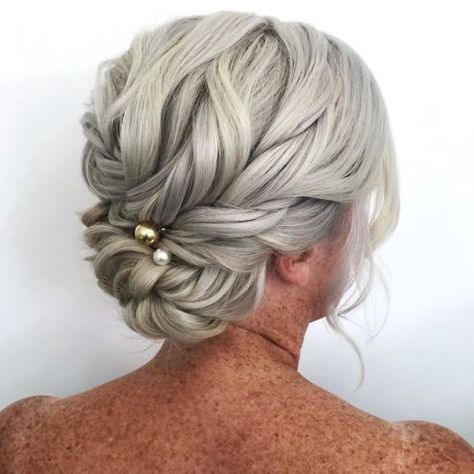 Mother Of The Groom Updo For Long Hair Braided Updo Long Hair, Mother Of The Bride Updos, Groom Hair Styles, Mother Of The Bride Hairdos, Mother Of The Bride Hairstyles, Mother Of The Groom Hairstyles, Bride Updo, Mother Of The Bride Hair, Long Hair Updo