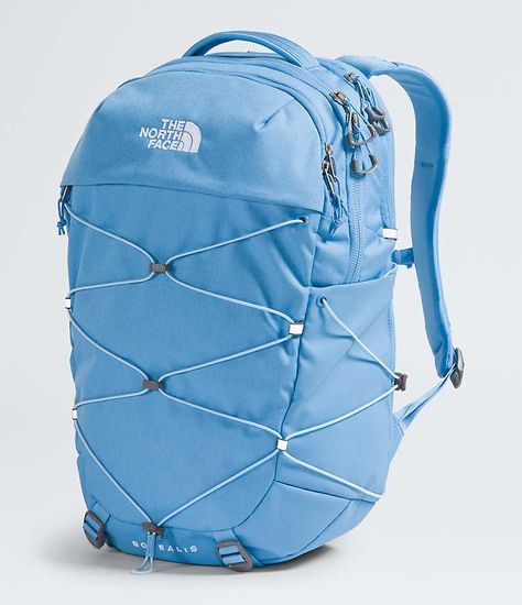 Women’s Borealis Backpack | The North Face Blue Northface Backpack, Light Blue North Face Backpack, The North Face Backpack Black, Bookbags Aesthetic, Bookbags For College, Preppy Bookbag, Blue North Face Backpack, North Face Backpack School, Backpacks Aesthetic