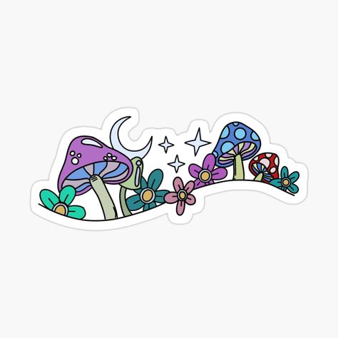 Get my art printed on awesome products. Support me at Redbubble #RBandME: https://www.redbubble.com/i/sticker/Mushrooms-by-ArtsByAster/109637065.EJUG5?asc=u Mushrooms Stickers, Sticker Design Ideas, Nostalgic Songs, Mushroom Stickers, Agenda Stickers, Rock Argentino, Cute Laptop Stickers, Scrapbook Stickers Printable, Coloring Book Art