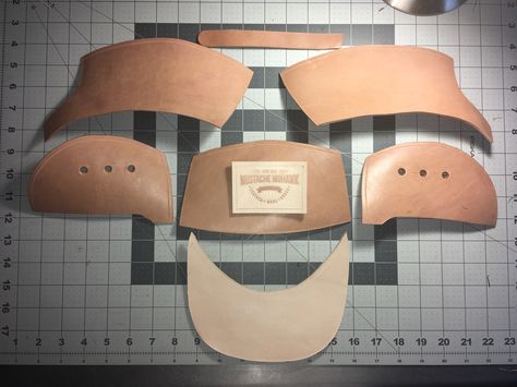 Handstitched leather hat pattern pieces.  #mustachemohawk 5 Panel Hat Pattern Sewing, Five Panel Hat Pattern, 5 Panel Cap Pattern, 5 Panel Hat Pattern, Leather Hat Pattern, Cap Drawing, Pola Topi, Five Panel Hat, Fashion Design Template