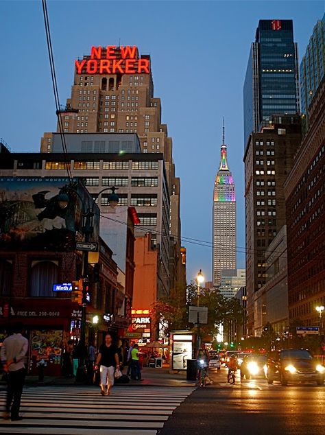 The New Yorker Hotel - stayed here first time I went in 1999, iconic. New Yorker Hotel, Nyc Baby, Some Beautiful Pictures, Empire State Of Mind, Nyc Aesthetic, Nyc Life, Midtown Manhattan, New York Life, City Vibe