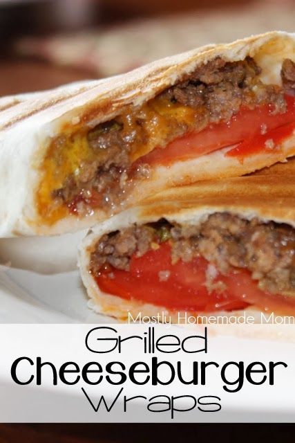 Grilled Cheeseburger Wraps - Cheeseburger Wraps, Smeg Kitchen, George Foreman, Kitchen White, Corn Dogs, Sandwiches Wraps, Beef Dishes, Main Dish Recipes, Grilling Recipes