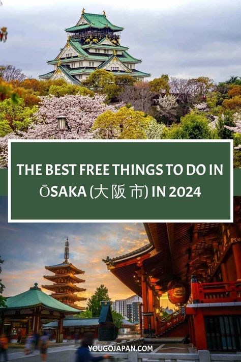 Here are the 12 best things to do in Osaka. Best of all - it’s free! So, take a quick look and plan your day in Osaka. Things To Do In Osaka, Japan On A Budget, Matsuri Festival, Osaka Castle, Plan Your Day, Japanese History, Japan Travel Guide, Planning Your Day, Free Things To Do