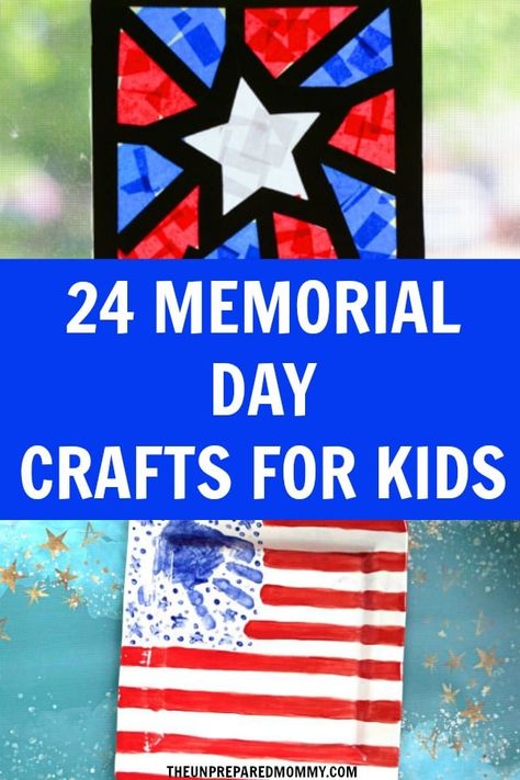 Use these Memorial Day crafts for kids as a way to talk to your kids about why we celebrate this holiday. #memorialday #kids #parenting #crafts #craftsforkids Memorial Day Art Projects For Kids, Memorial Day Crafts For Toddlers, Memorial Day Crafts For Preschoolers, Memorial Day Crafts For Kids, Memorial Day Art, Memorial Day Crafts, Ombre Techniques, Patriotic Classroom, Labor Day Crafts