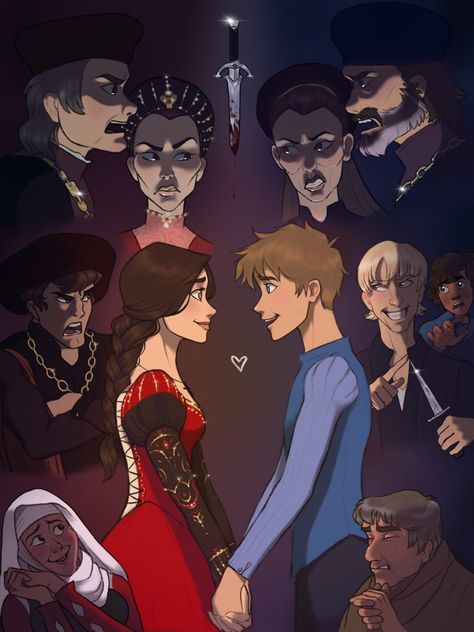 Romeo And Juliet Cartoon, Juliet Drawing, Romeo And Juliet Anime, Romeo And Juliet Drawing, Romeo And Juliet Characters, Romeo Und Julia, Pinturas Disney, Cartoon Drawing, Drawing Images